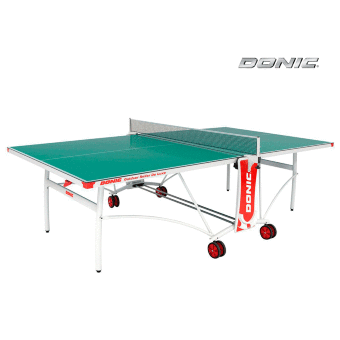 Всепогодный теннисный стол Donic Outdoor Roller De Luxe зеленый Всепогодный теннисный стол Donic Outdoor Roller De Luxe зеленый