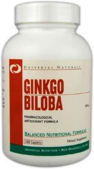 Universal nutrition Ginkgo Biloba 500 mg 100 таб Universal nutrition Ginkgo Biloba 500 mg 100 таб